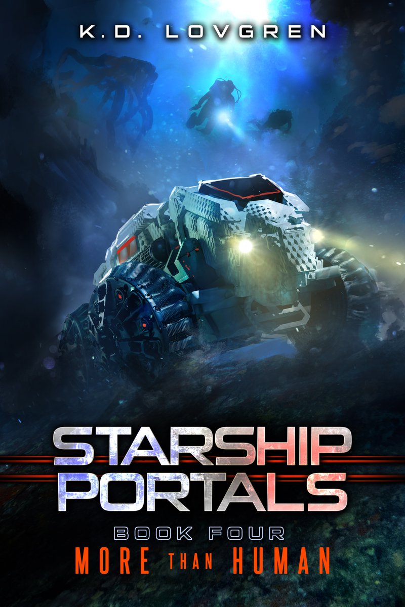 How do you like the cover for book four in the Starship Portals series, More Than Human? It's up for pre-order now on the Amazon store. Release date is January 31st. amazon.com/More-Than-Huma…