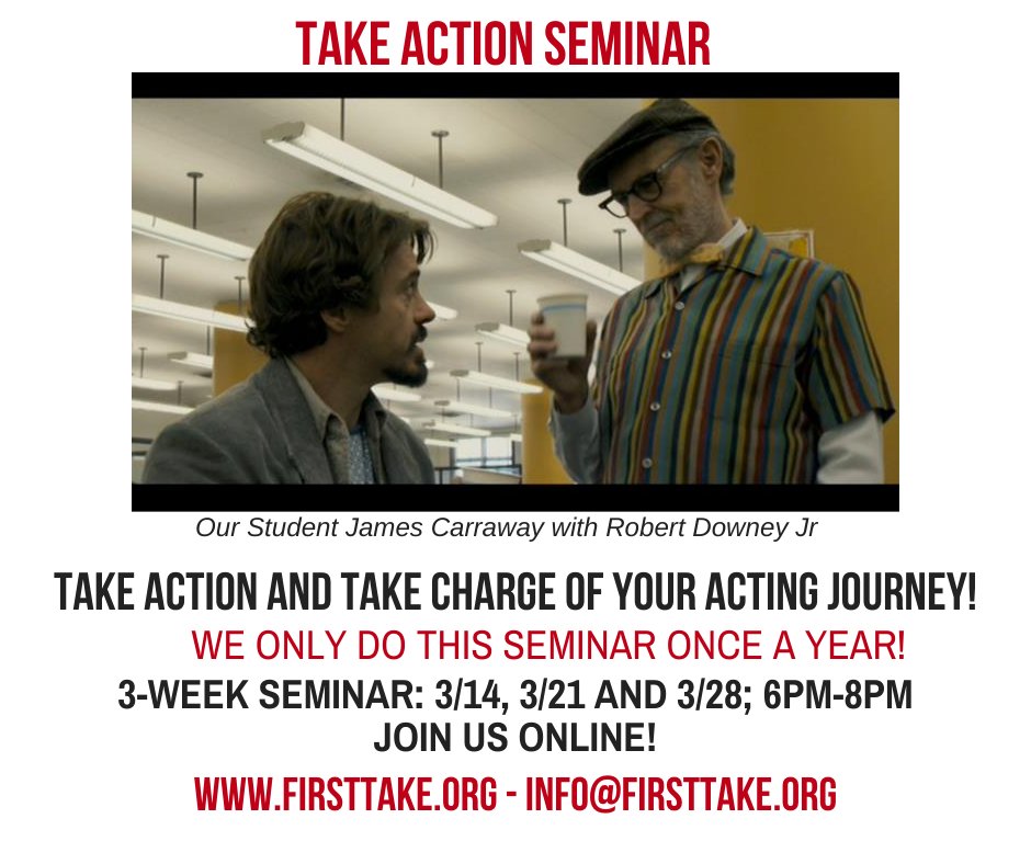 FirstTakeActing's tweet image. Success at Being a Working Actor is possible--we can show you how! conta.cc/2Ya84mu