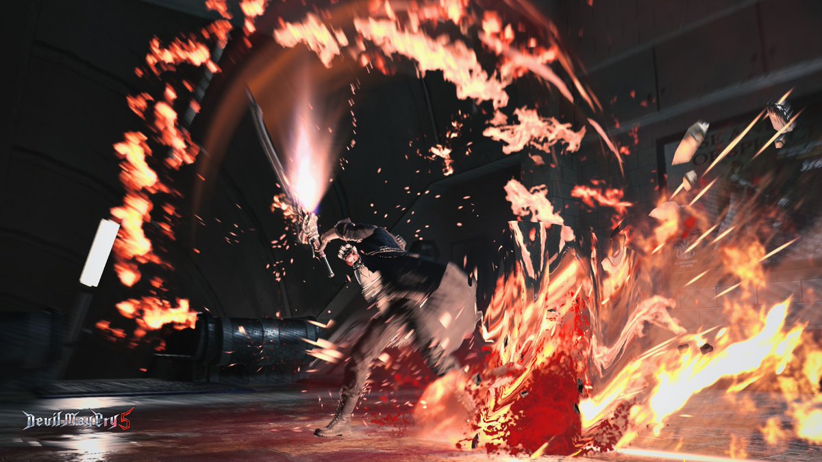 RedLeatherDevil's tweet photo. DMC5 being a beautiful game: a thread https://t.co/ry9LLDvb05