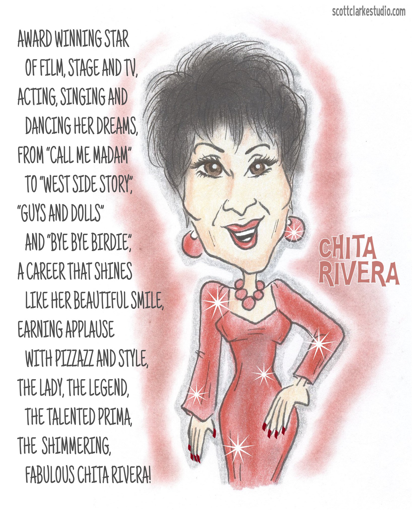  HAPPY BIRTHDAY! XO Chita Rivera-toon! 