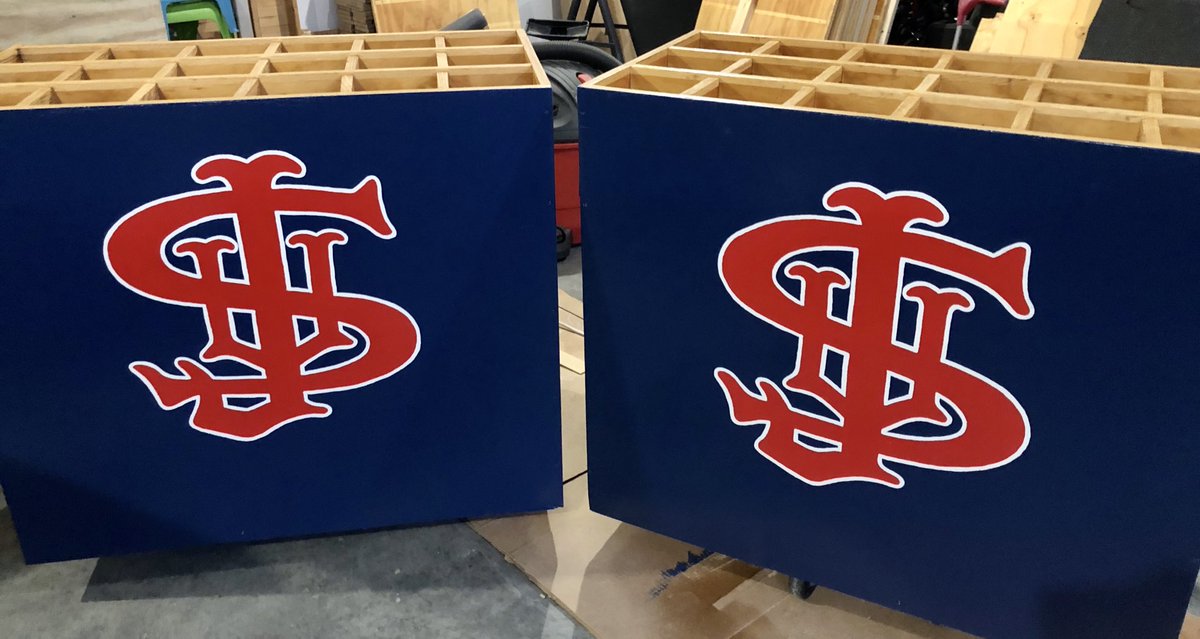 SJU_Baseball's tweet photo. Racks for bats! https://t.co/F6TdNWWiVe