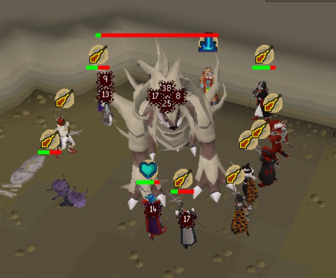 beckyosrs's tweet photo. Fashionscape corp mass with @ApolloPvm 😁 lots of bolt drops and lots of players got dropped but no one managed to snag a sigil 😭
#apollopvm #clanevent https://t.co/rI9XLIN7za