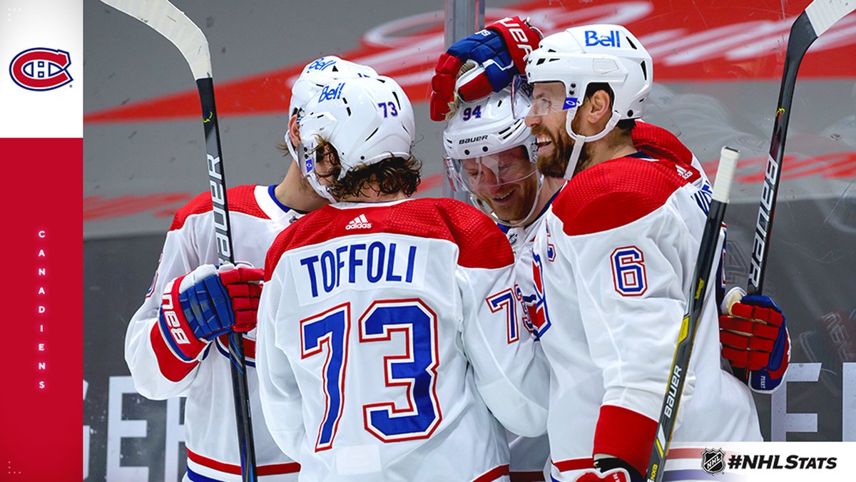 NHLPR's tweet photo. The @CanadiensMTL became the second team in NHL history to record a point each of their first six games of a season, with each contest taking place on the road (also MTL 5-0-1 in 1968-69). #NHLStats https://t.co/30xxhHWybg
