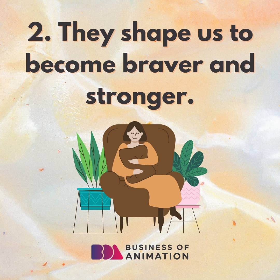 animationbiz's tweet photo. Here are 8 reasons why failure, rejection, and bad ideas are valuable:
1. They are learning lessons that make us wiser.
2. They shape us to become braver and stronger.
3. They create opportunities for change and growth.
#PositiveMindset #RoadToSuccess #AnimationIdeas
1/3 https://t.co/04iBDZRxjk