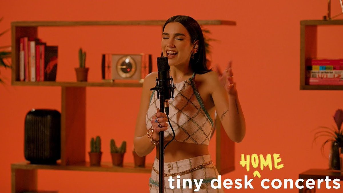 BrainLetter's tweet photo. DUA LIPA - Tiny Desk Concert

LISTE DE LECTURE-PLAYLIST: dance-pop, synth-pop, R&amp;B, dream pop, alternative-pop, nu-disco

https://t.co/p97aFhJkj1
SET LIST
"Levitating" 
"Pretty Please" 
"Love Again" 
"Don't Start Now

#inyourears #dualipa #tinydeskconcert #livemusic #music https://t.co/wOf6xVRQcJ