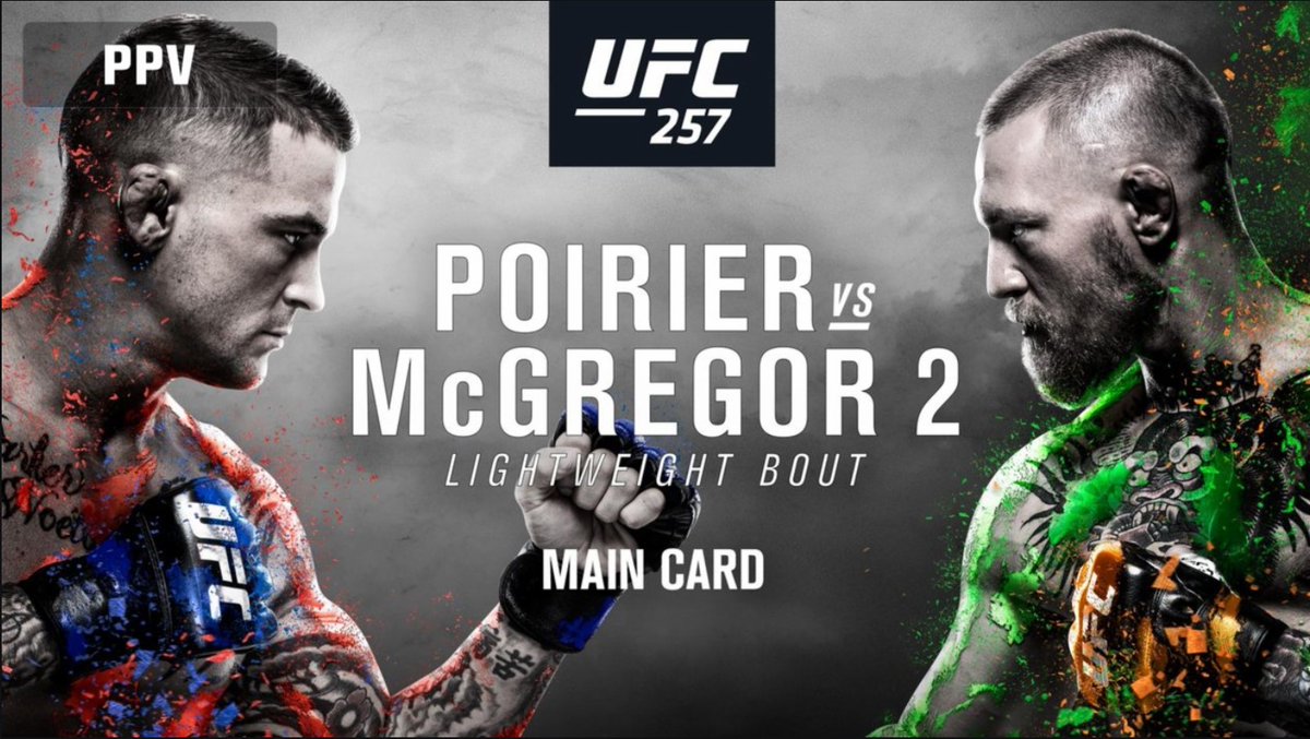 JacobFenley1's tweet photo. This first half hour of #UFC257 on #ESPNPlus has been drawdropping - Poirier and McGregor haven't blinked in 28 minutes #Fixit https://t.co/UMavPCC6ve