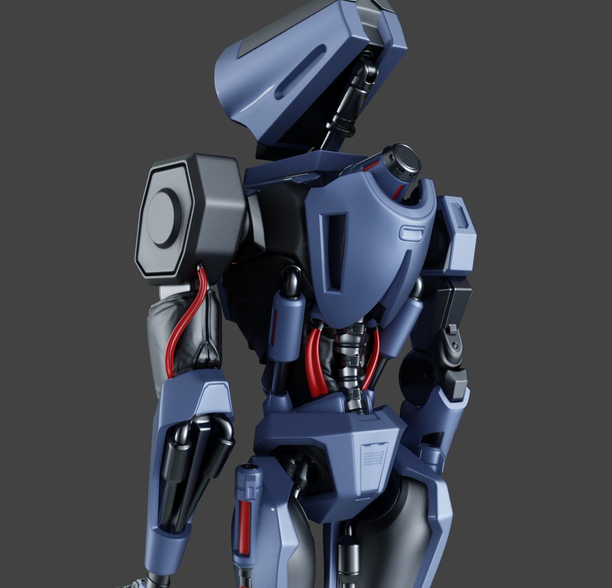 SamuelJB_23's tweet photo. Obligatory highpoly renders. Many of the tertiary details were done in Substance Painter via Stamps to keep things non destructive, fast, and allowed me to iterate rapidly https://t.co/K3bAu0NoAU