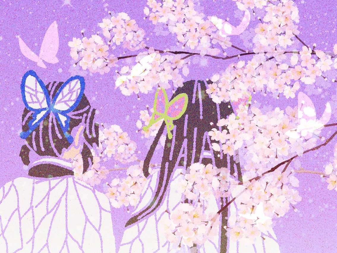 kochou shinobu butterfly hair ornament multiple girls 2girls hair ornament butterfly bug demon slayer uniform  illustration images