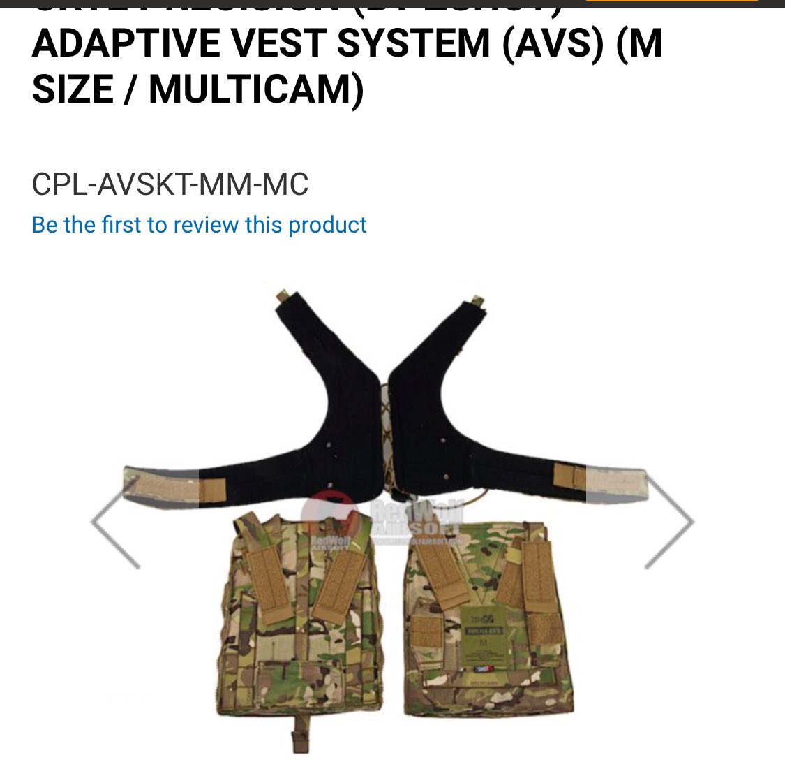 Magnolia’s AVS (Adaptive Vest System) is a specific vest originally made by Crye Precision. This specific version being a licensed replica made by a comapny called Z-Shot. Z-Shot may now be out of business so Magnolia likely had this for a while. $330 https://www.redwolfairsoft.com/crye-precision-by-zshot-adaptive-vest-system-avs-m-size-multicam.html