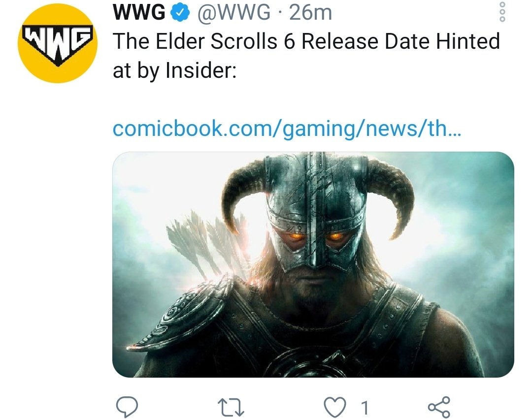 The Elder Scrolls 6 release window hinted as 2026