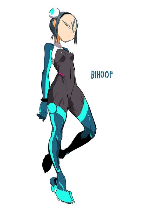 サイバー魔法少女シリーズ バイフーフ(雑なデザイン案) ウィッチの権利拡大を標榜するテロ組織「ヘクセンナハト」に所属するウィッチ至上主義者のウィッチ 