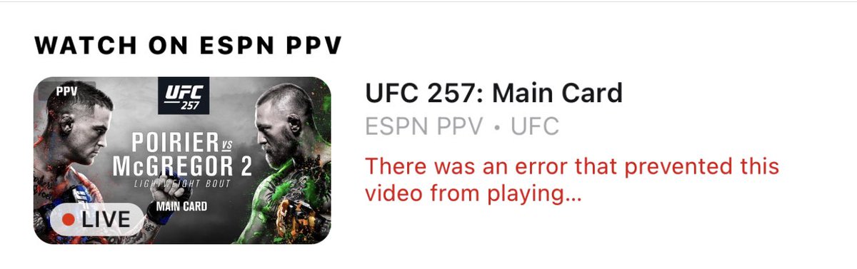 Adam_Kaufmann's tweet photo. @ESPNPlusHelp not quite getting what I paid for here... https://t.co/EayRWgUNjP