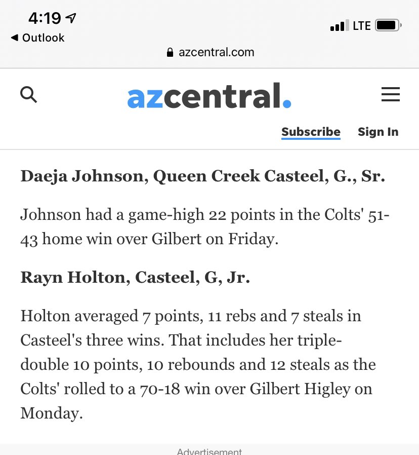 Daeja Johnson <a href="/hooper_dae/">daej</a> 
and
Rayn Holton <a href="/rayn_dripdrop/">Rayn Holton</a> 

Getting some well deserved love from <a href="/iam_DanaScott/">Dana Scott</a> and <a href="/azc_preps/">azcentral preps</a> for their performances this week.