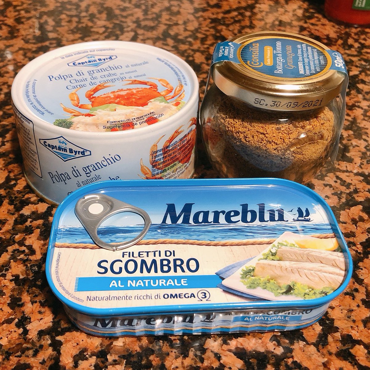 ネギinイタリア 普段は買わないもの買ってみた サバ缶 カニ缶 ボッタルガ カラスミ の粉末 サバ缶は炊き込みご飯用 カニ缶は興味本位 そのままつまみたいけどまずかったらどうしよう 日本でもカニ缶なんて食べたことない ボッタルガは久々に購入で ネギinイタリア 普段は買わないもの買ってみた サバ缶 カニ缶 ボッタルガ カラスミ の粉末 サバ缶は炊き込みご飯用 カニ缶は興味本位 そのままつまみたいけどまずかったらどうしよう 日本でもカニ缶なんて食べたことない ボッタルガは久々に購入で