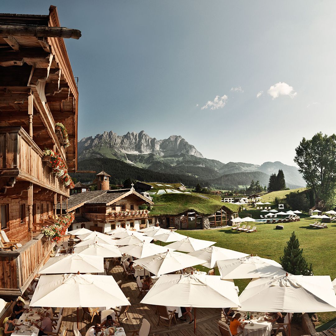 Whether it's for a relaxed wellness holiday, a romantic 5-star weekend, or a vacation with the family - <a href="/stanglwirt/">Bio- und Wellnesshotel Stanglwirt</a>, surrounded by the majestic alpine panorama of the Austrian Alps, is the perfect destination.