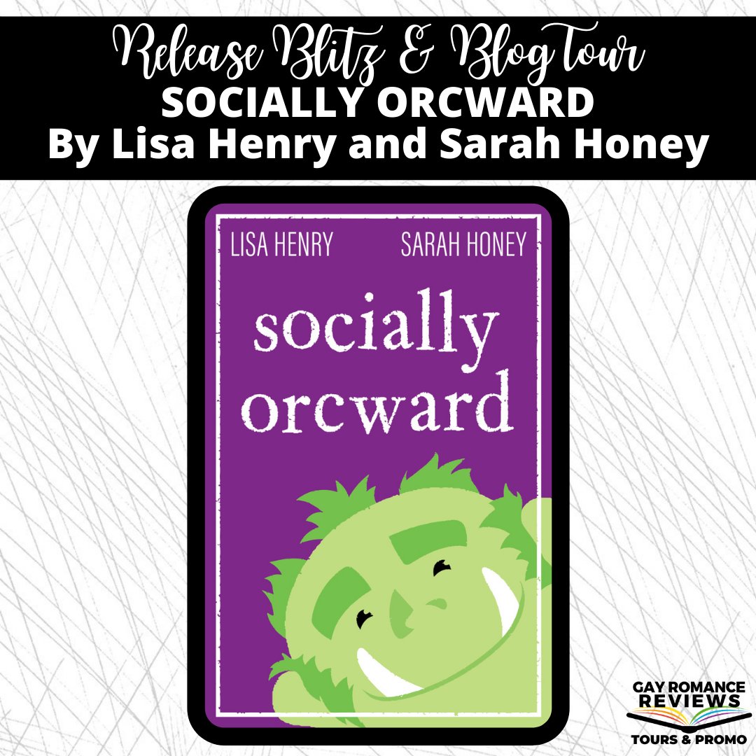 Come join us for Dave's adventure in Socially Orcward by Lisa Henry and Sarah Honey!

Socially Orcward will be released on February 14th
 
Sign up for the RELEASE BLITZ & BLOG TOUR today!
l8r.it/FyuL

#GayRomanceReviews #AceRep #ComingSoon @LisaHenryOnline #SarahHoney