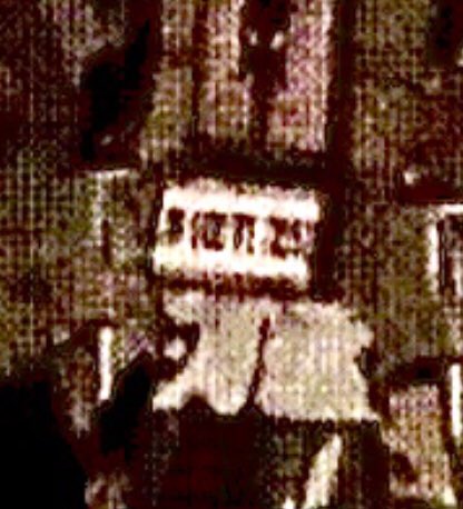 Can anyone get a read on Magnolia’s chest patch? The up close photo has been run through some filters to try to uplift the print.