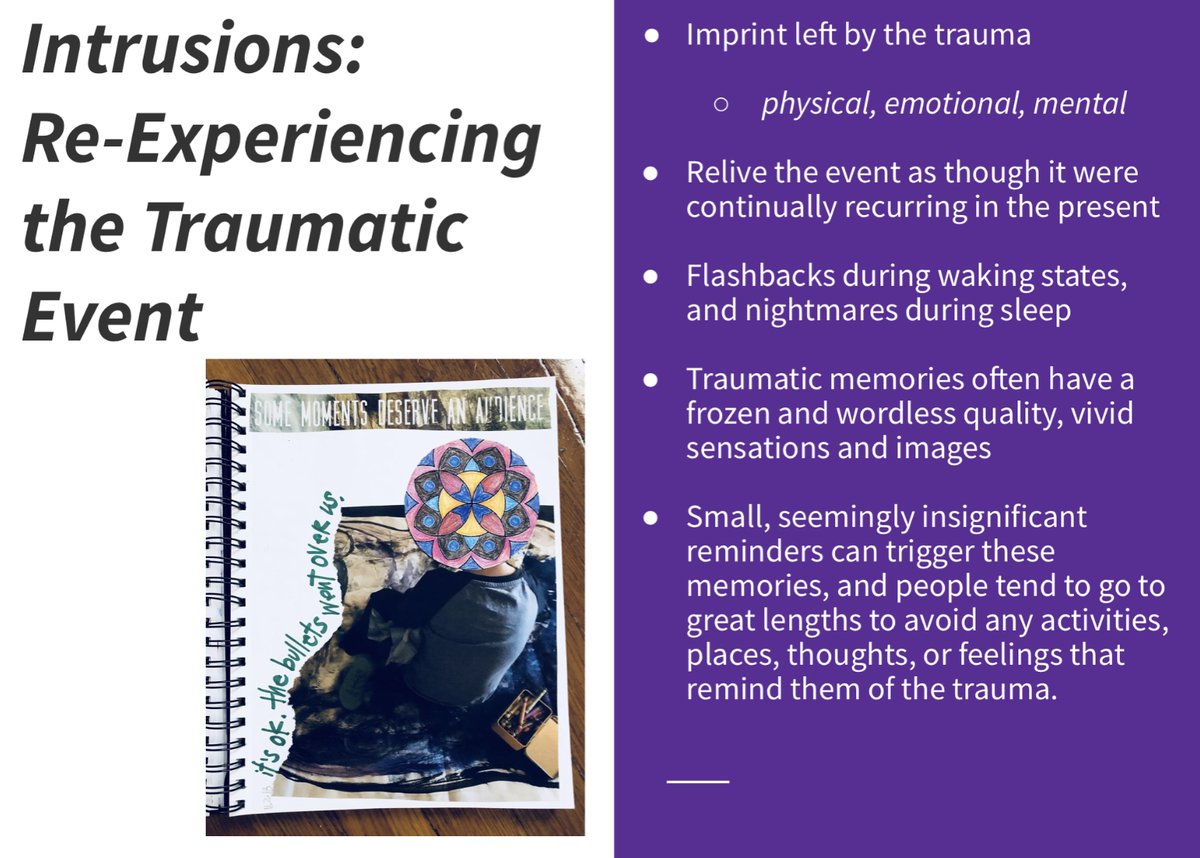 These triggers that activate feelings and memories from the past can show up when we least expect it. We are sometimes confused when it happens because the superpower of dissociation had worked to create amnestic barriers from the painful trauma memories. #TraumaEd101 22/