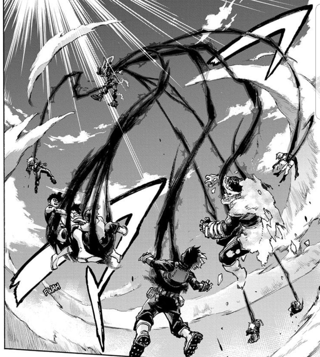 Deku having better versions of his classmates' quirks and potential future similarities in quirks.1. A better version of uraraka's quirk. Can do what she does without the draw back(puking/ needing to touch her fingers to release it)and equipment.