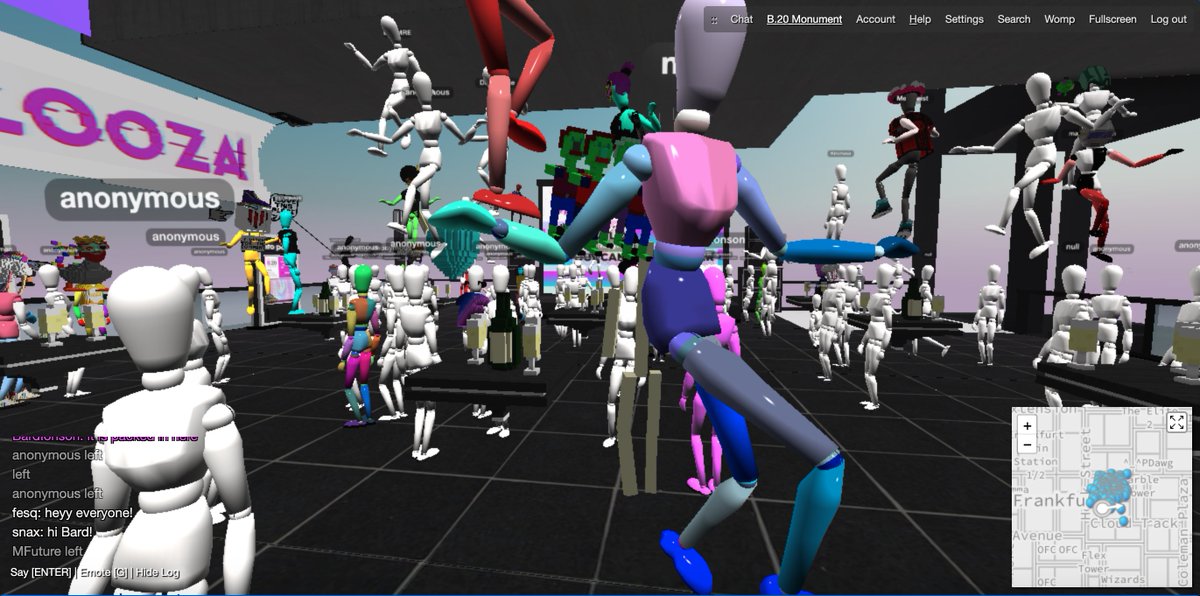 metapurse's tweet photo. It is on! @artnome is holding forth, people are pouring in, computers are crashing. This is Metapalooza and it is now! 🌊

Hop in with us: 
https://t.co/wrd2NmIVPa https://t.co/djAXFPWgS6
