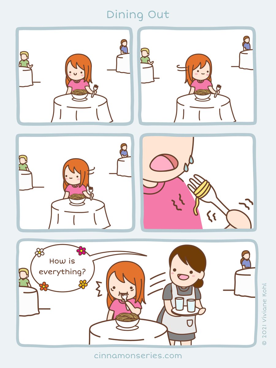 CinnamonSeries's tweet photo. 🍽🙊 #comic https://t.co/Zah8R7x1Tg