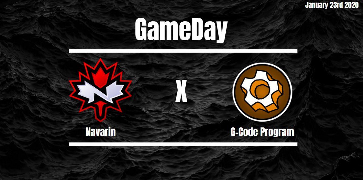 Gameday. Looking to take the series on G Code #NAVARIN