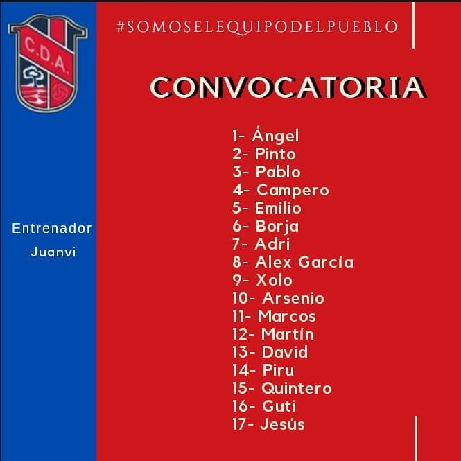 💥 MAÑANA JUGAMOS 💥
⏰12:00H
📍 ALMENSILLA

EL PARTIDO SE DISPUTARÁ A PUERTA CERRADA 💙❤️

#SOMOSELEQUIPODELPUEBLO