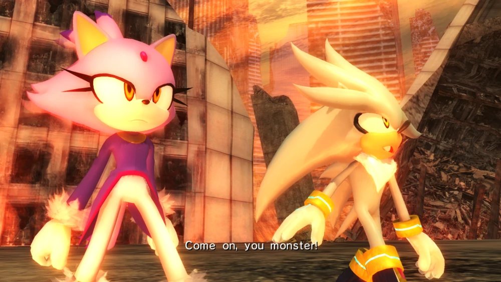 And that would make sense as to why Blaze was in Silver's future in Sonic '06.