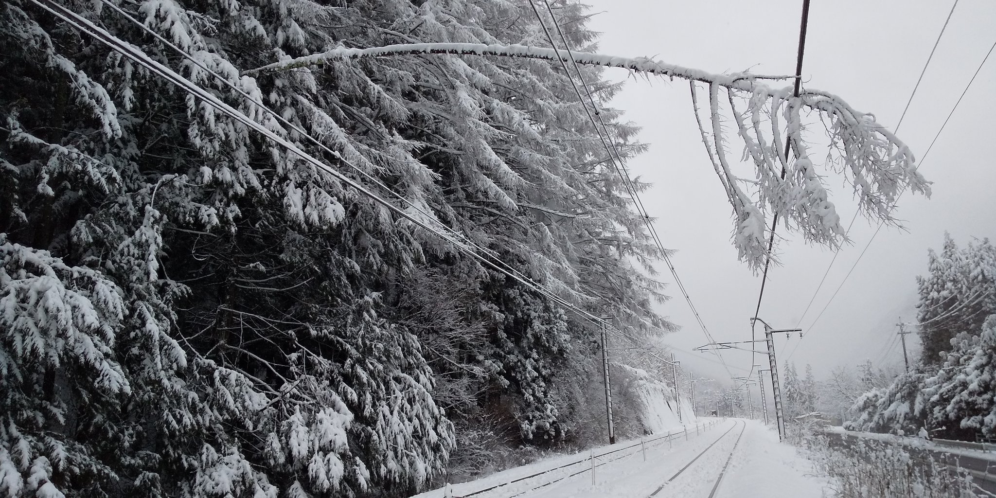 中央線 名古屋 塩尻 運行情報 ｊｒ東海公式 On Twitter 01月24日 09時50分現在 現在の中央線日出塩駅 贄川駅間の現地の状況です Jr東海運行情報 中央線 Https T Co Gdk1j0lupj