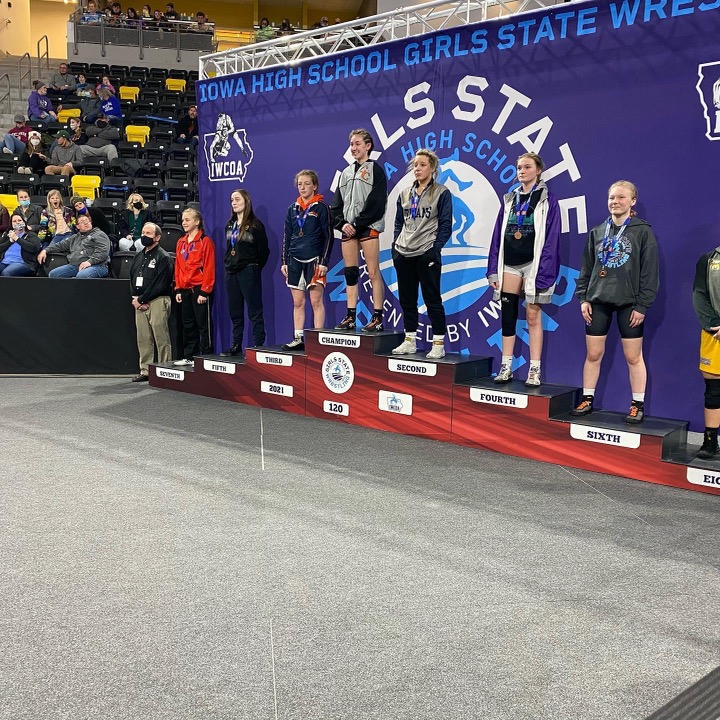 CharlesCityCSD's tweet photo. STATE CHAMPIONS: Two Charles City wrestlers are coming home with state titles. Lilly Luft and Kiki Connell earned state championship honors today at the Girls State Wrestling Tournament in Coralville. #CharlesCityExperience @CCometwrestling https://t.co/wBh8XEML5D