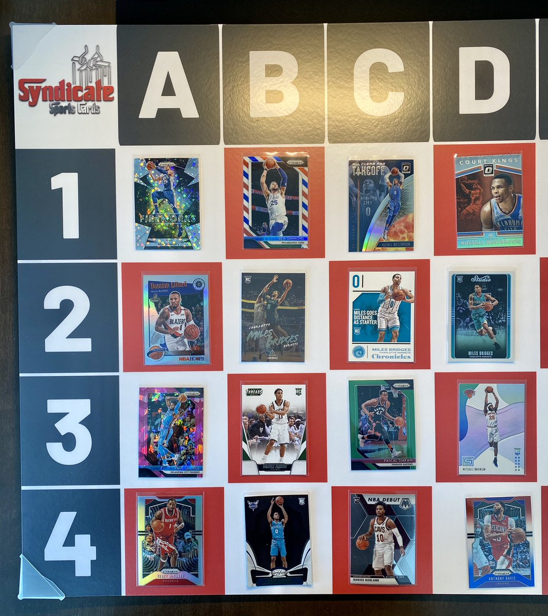 SyndicateStax's tweet photo. Lot 38

$1 each! 💥

• Both Russ Optic Cards are Holos
• T-Mac + Lillard Silver Prizms

#SyndicateStackSale

@HobbyConnector https://t.co/HQ8BsFt7Jy