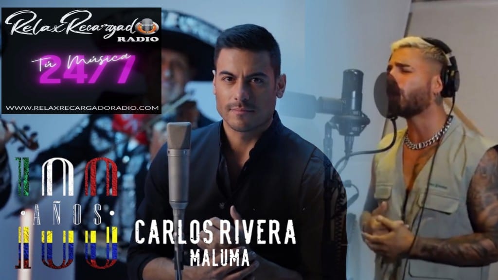 MiluGarcete's tweet photo. Hola @relaxrecargado Queremos escuchar #CarlosRivera &amp; #Maluma con su tema #100Años y dejamos votos para el #Ranking #TopLas10+ 
Muchas gracias!!! 
@SonyMusicEC @WestWoodEntt
@ClubSoloTu_Ecua @ClubSoloTu https://t.co/tQQTMCyN4z