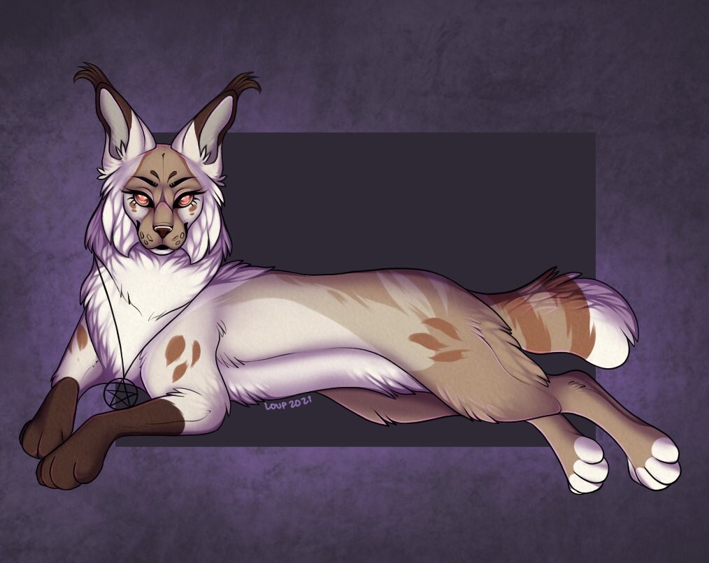 Foolishdingo's tweet photo. Commission for @Spellsboundsxo ! I really enjoyed this one , and super happy with the result! #commission #bobcat #digitalart #furry #furryart #wolfhome #procreate https://t.co/rSNi3C43V2