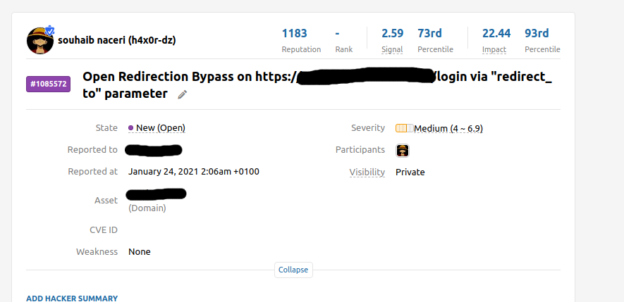 h4x0r_dz's tweet photo. I just found  Open Redirection on public #bugbounty program.
I tried all Open Redirect payload {that I know}, and nothing work, only one payload: redirect_to=//evil.com\@whiteliste.com
I hope this will help you :).
#bugbountytip https://t.co/0zKwMrjjAt