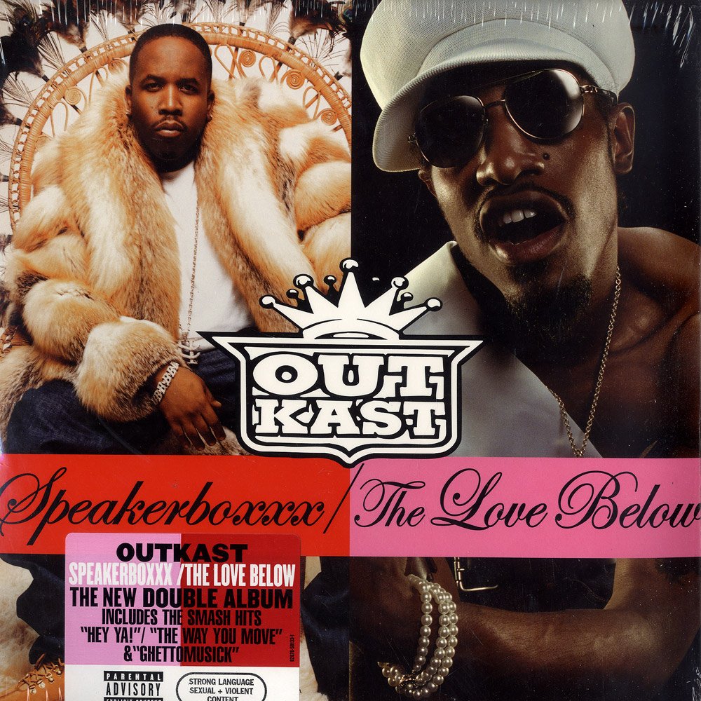 2003 - OutkastHonorable Mention: 50 Cent, Dizzee Rascal"The south got something to say!" and they truly did in 2003 when Outkast ends up with a Double album and hitting a Diamond Certified for a Southern Rap album filled with jovial beats and outstanding raps from both member