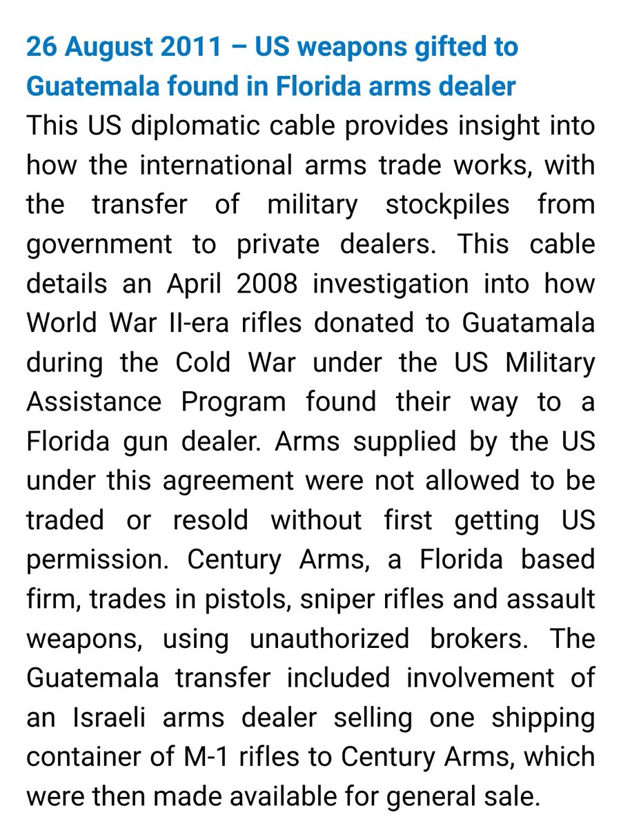 WikiLeaks - arms trade publications #AssangeNobel2021 #FreeAssangeNOW #ASSANGE https://wikileaks.org/10years/arms-trade.html