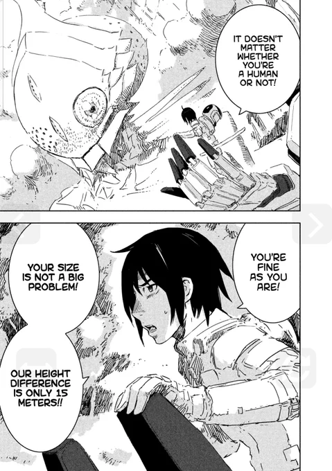 Giant narwhal childe idea AU remind me of this panel from sidonia no kishi 