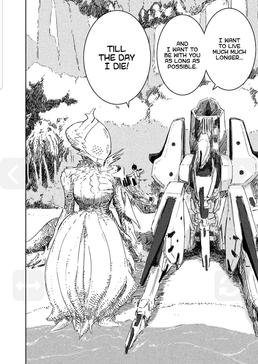 Giant narwhal childe idea AU remind me of this panel from sidonia no kishi 