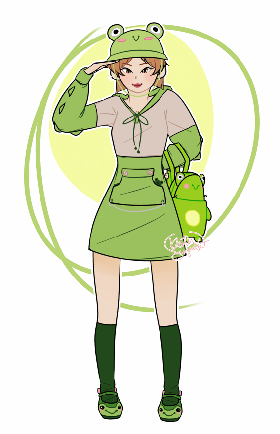 KeiSugarbat's tweet photo. Yeojin in this outfit with some creative freedom! :D #loonafanart https://t.co/MOiV3sz859