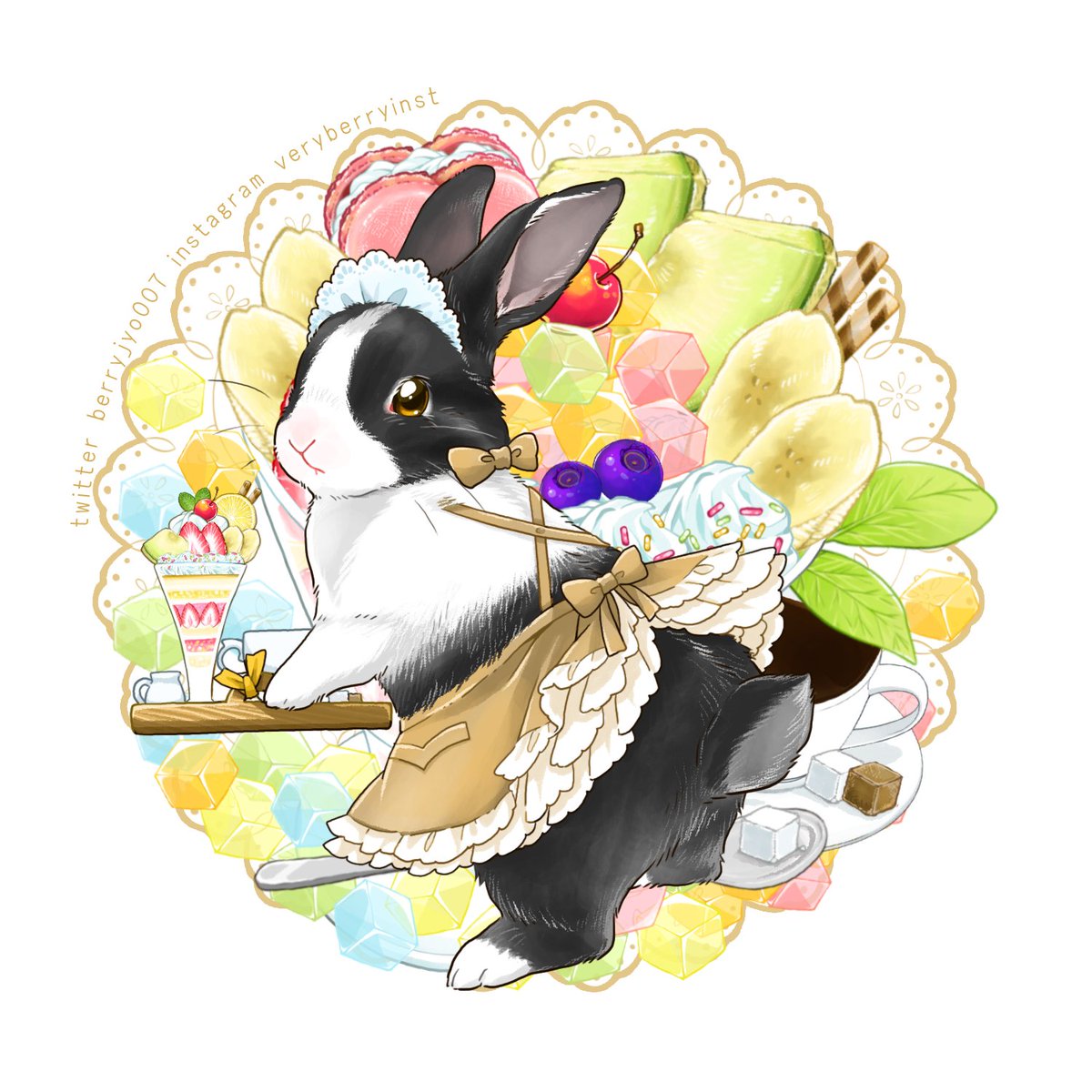 「?VeryBerryフェア?

RabbitDEPARTMENT新宿店にて
??」|VeryBerry うさぎ星さん4/8-9出展のイラスト