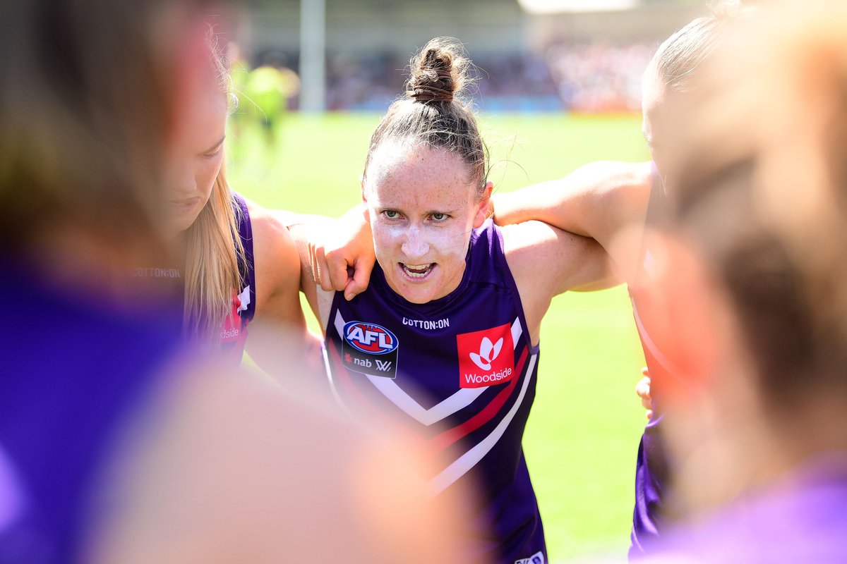 freodockersAFLW's tweet photo. .@kdjudd15 says get ready...round one tickets go on sale tomorrow! 
#AFLW #foreverfreo https://t.co/4kRmoyeofd