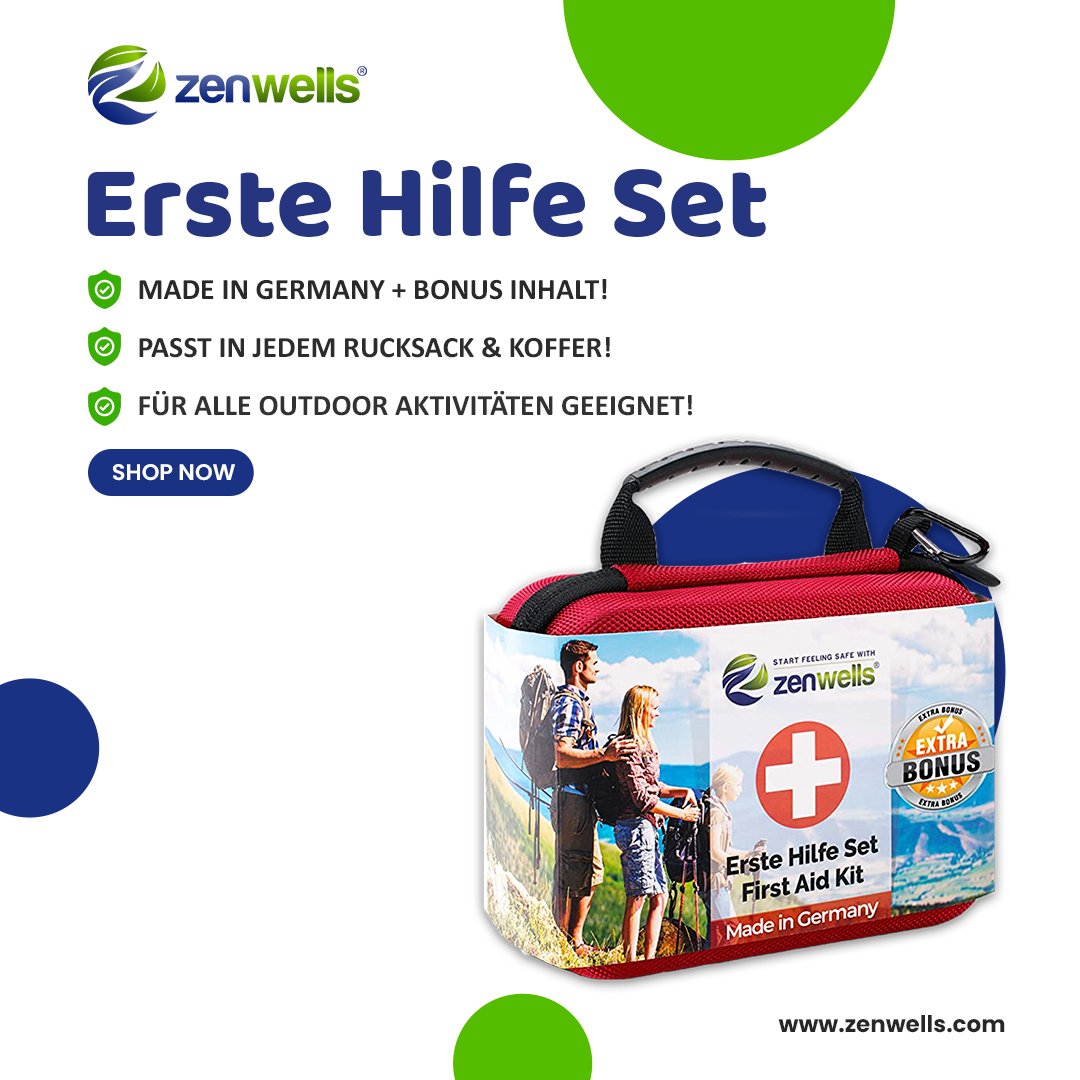Kaufen Sie jetzt ein Erste-Hilfe-Set für Ihre Sicherheit.

✅ OPTIMAL ORGANISIERT &amp; VIELSEITIG EINSETZBAR.

Shop now: amzn.to/35tboM0

#medkit #zenwells #ZenwellsErsteHilfeSet #Zenwellsfirstaidkit #ZenwellsErsteHilfe