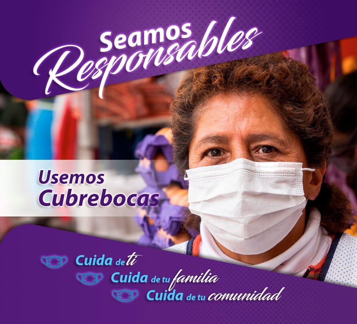 Recuerda el uso del #cubrebocas siempre al salir de casa, incluso al comprar en la tiendita de la esquina, son esos pequeños momentos los que pueden hacer la diferencia. 

Se responsable con tu salud y con la de los demás. Seamos vecinos responsables. 
#SanAndrésCholula