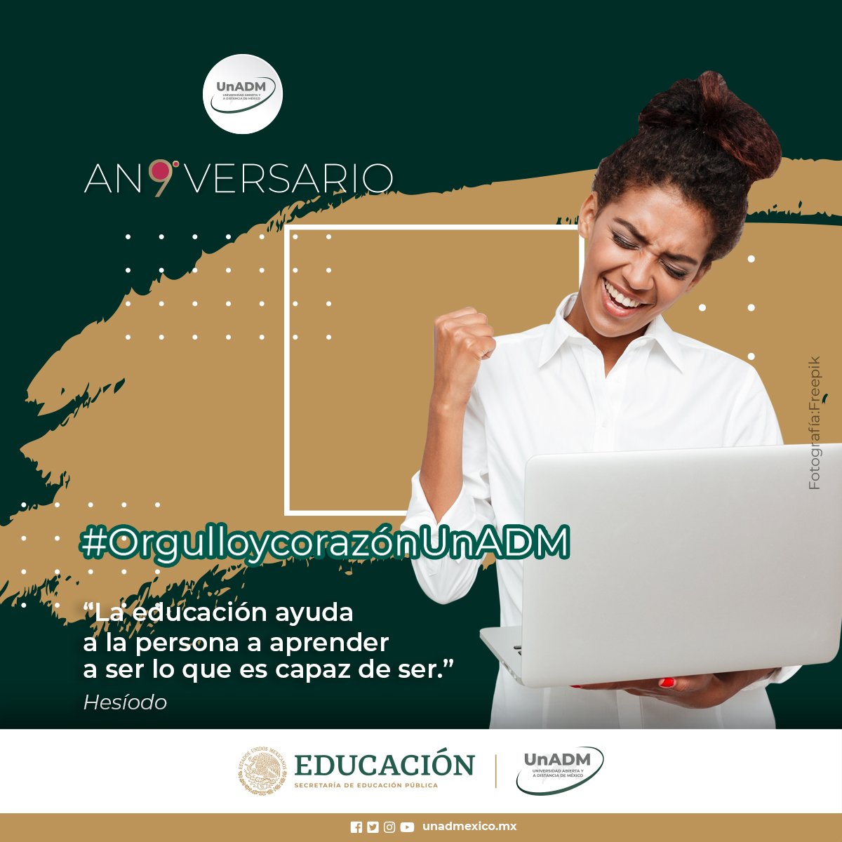 ¡Nueve años contigo!