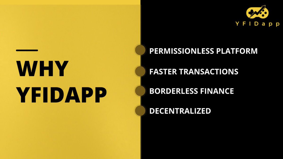 YfiDapp's tweet photo. Get to know more about our Ecosystem’s Key Features &amp; Benefits!

DeFi could significantly influence everyday activities in the near future💪

Visit: https://t.co/h7zr0l98Vp

#YFIDapp $YFID #crypto https://t.co/C1kwWXOMEn