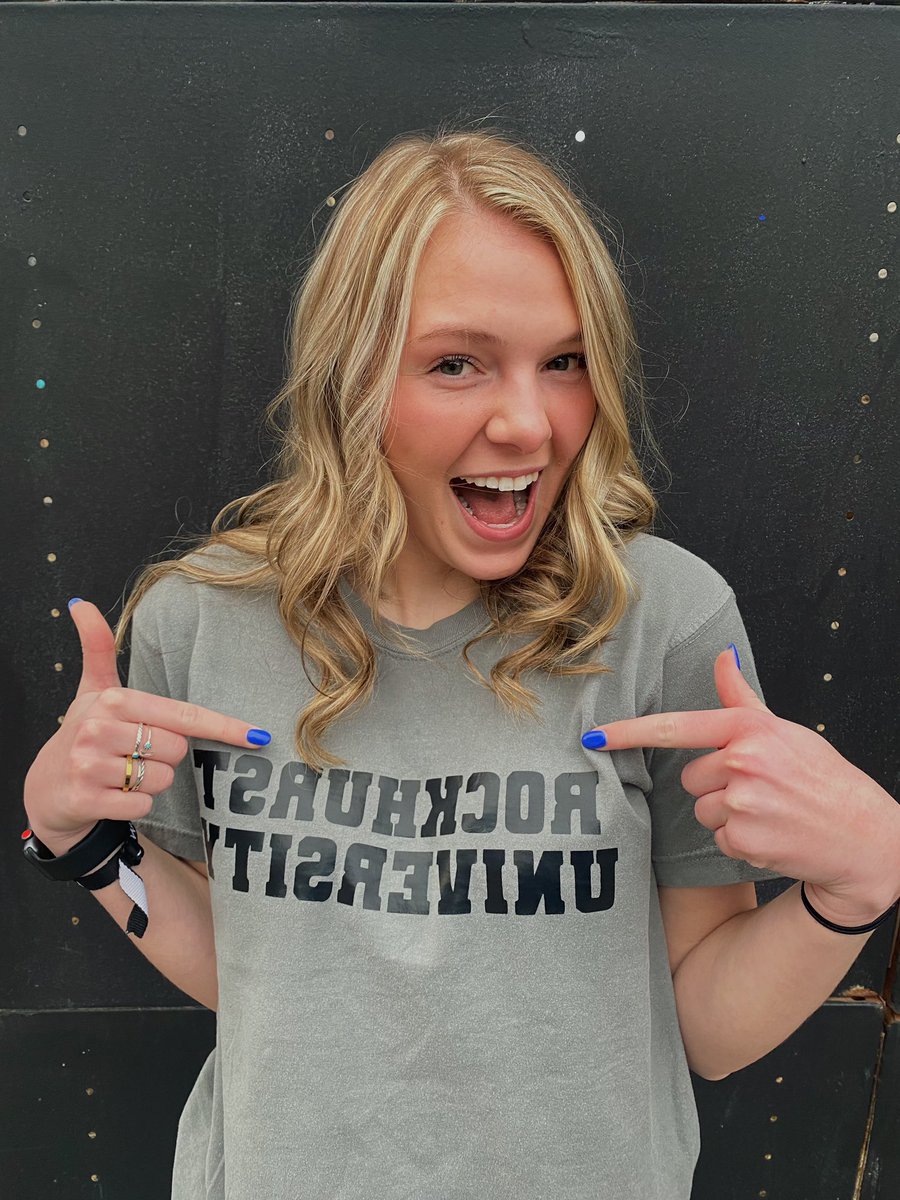 I’m excited to announce my commitment to further my academic and athletic career at Rockhurst University! Big thank you to my friends, family, and coaches for making this possible! Go Hawks💙