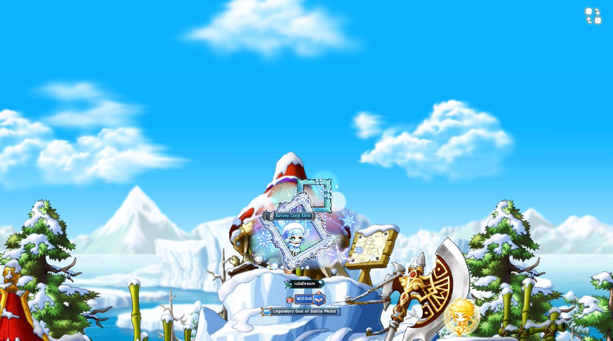 izgalala's tweet image. My Aran with Freeze Frame &amp;amp; Soft Snow set Royal Style 
@PlayMapleM #MapleStoryM #MapleM #ASIA2 #SCANIA
