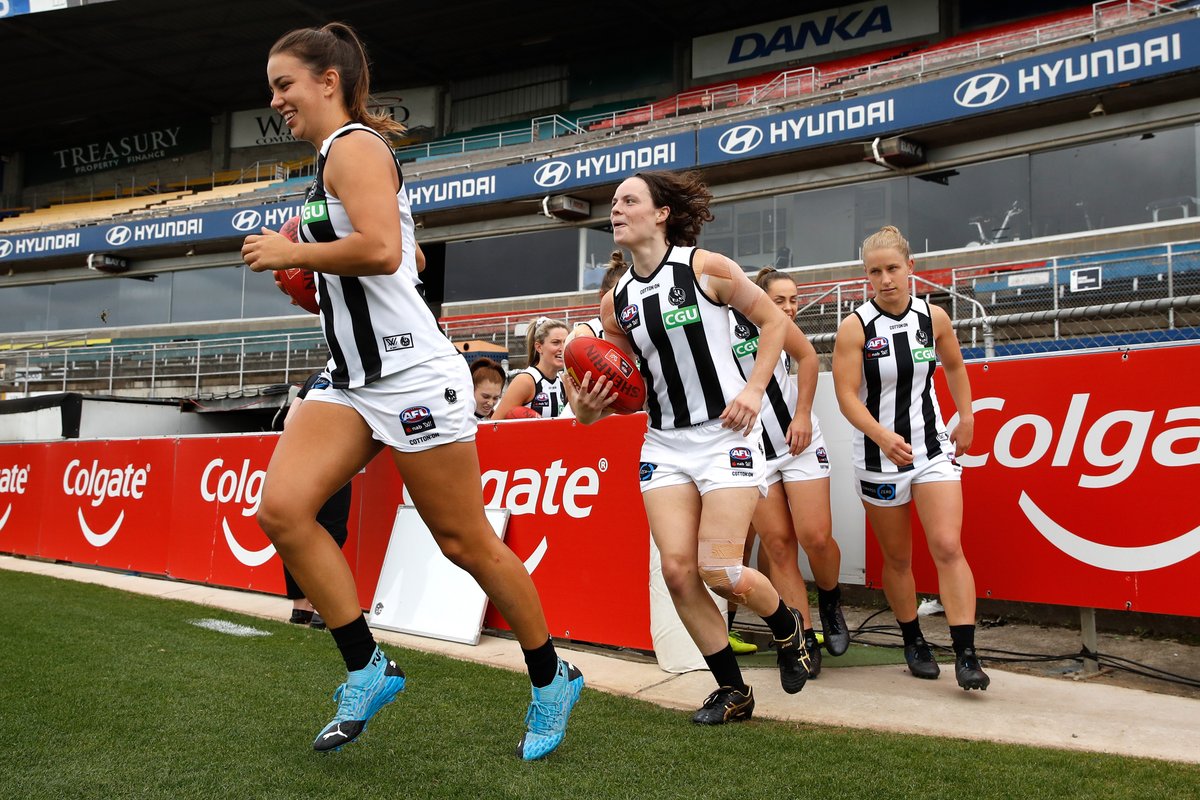 CollingwoodAFLW's tweet photo. Just 4️⃣ days to go! 

Tickets go on sale tomorrow from 9am.  

🎟️ https://t.co/A2lHDhT5Fy https://t.co/MfYPXXUz0c
