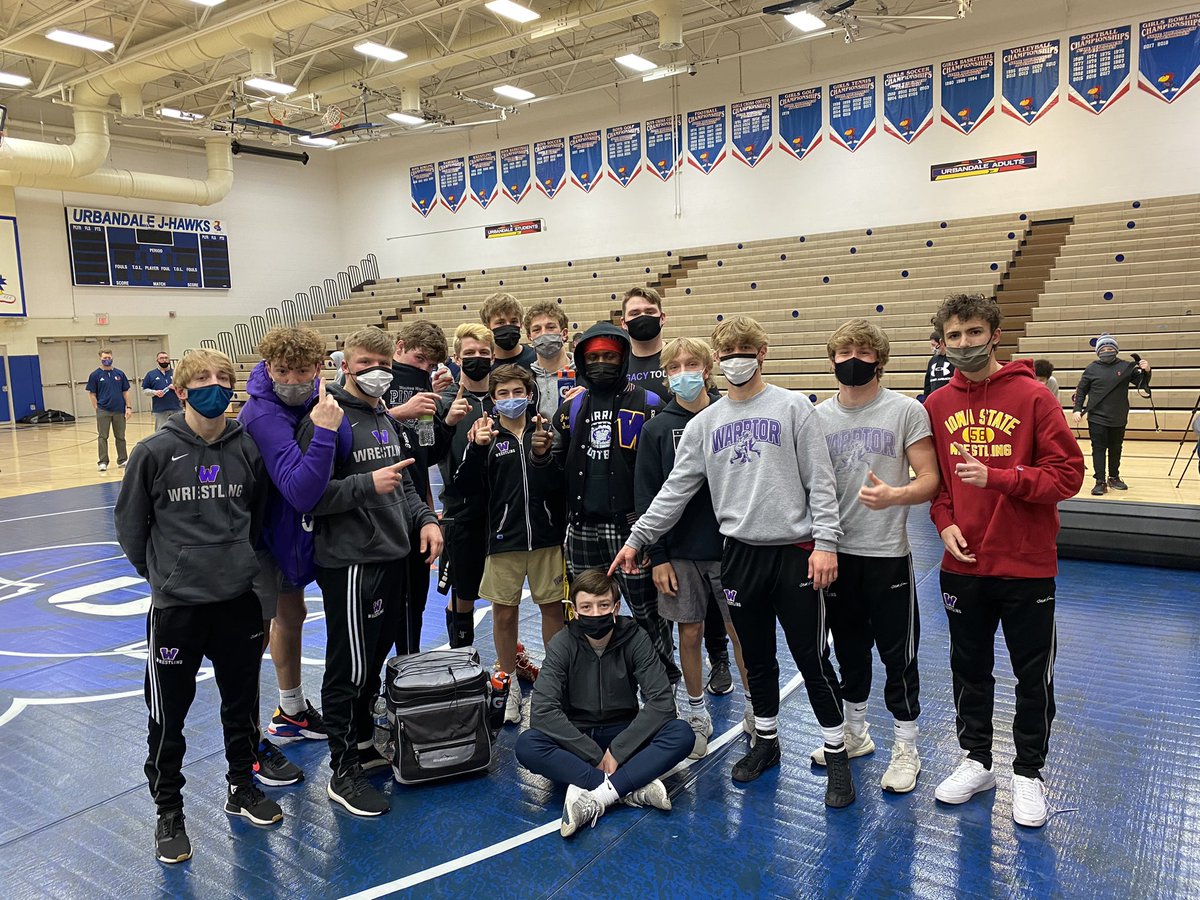 WaukeeWrestling's tweet photo. Warriors eek out their first Ed Winger Invitational title by 5.5 pts over SEP. Outstanding team effort! #LegacyTour #HardworkFamilyDedication https://t.co/dwLOw6Bww5