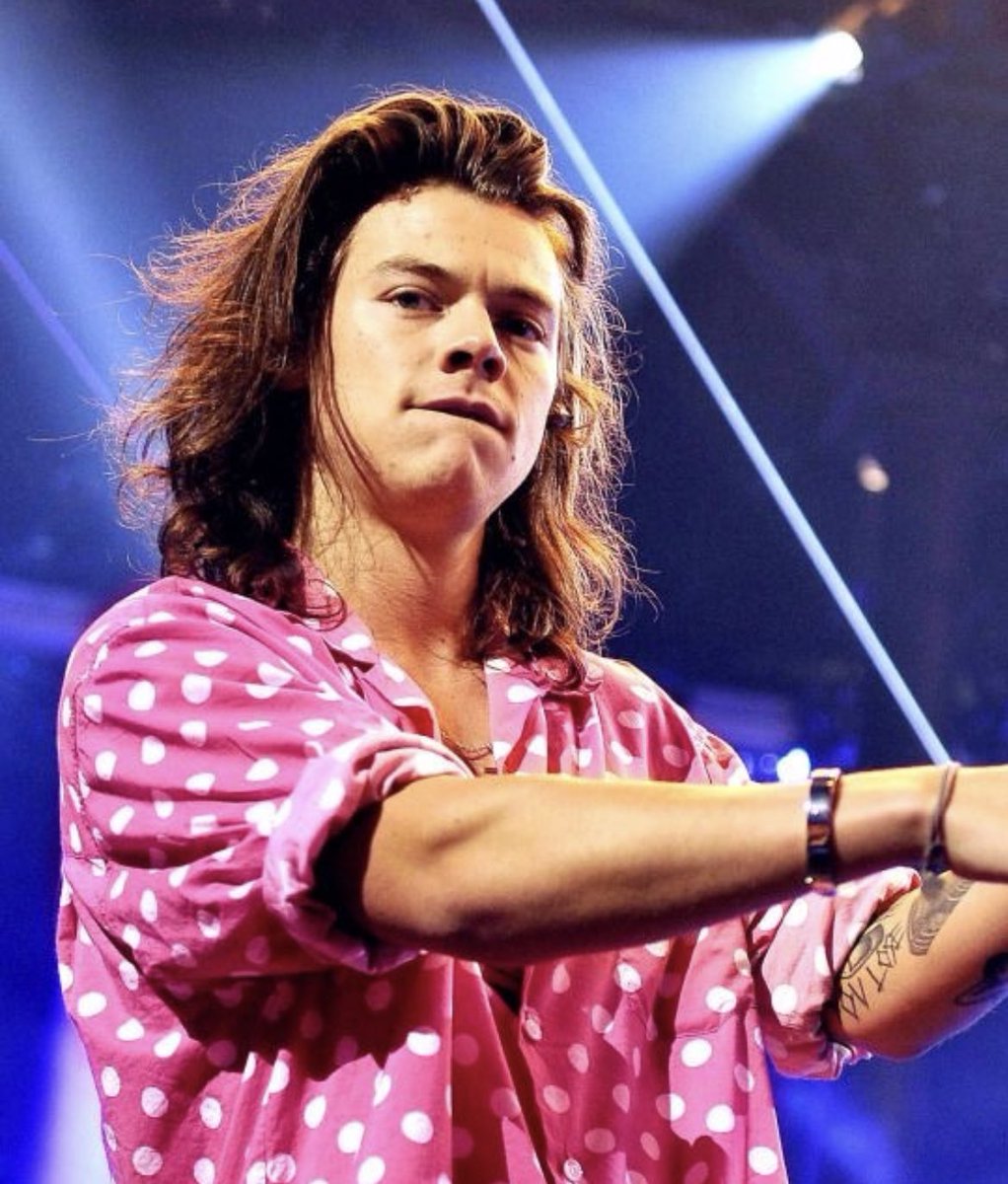 ₊˚.༄ every picture of harry styles in THAT polka dot shirt; a thread